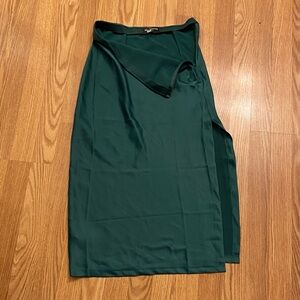 Women’s Emerald Green Midi Skirt